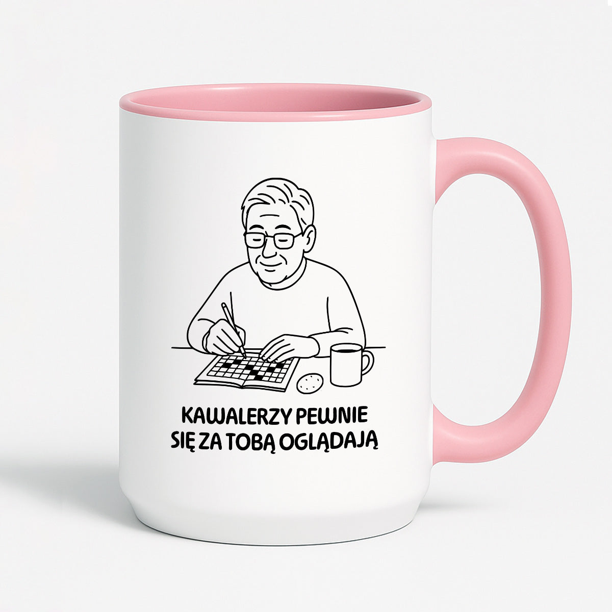Kubek dla Babci / Dziadka - "Kawalerzy pewnie się za Tobą oglądają"