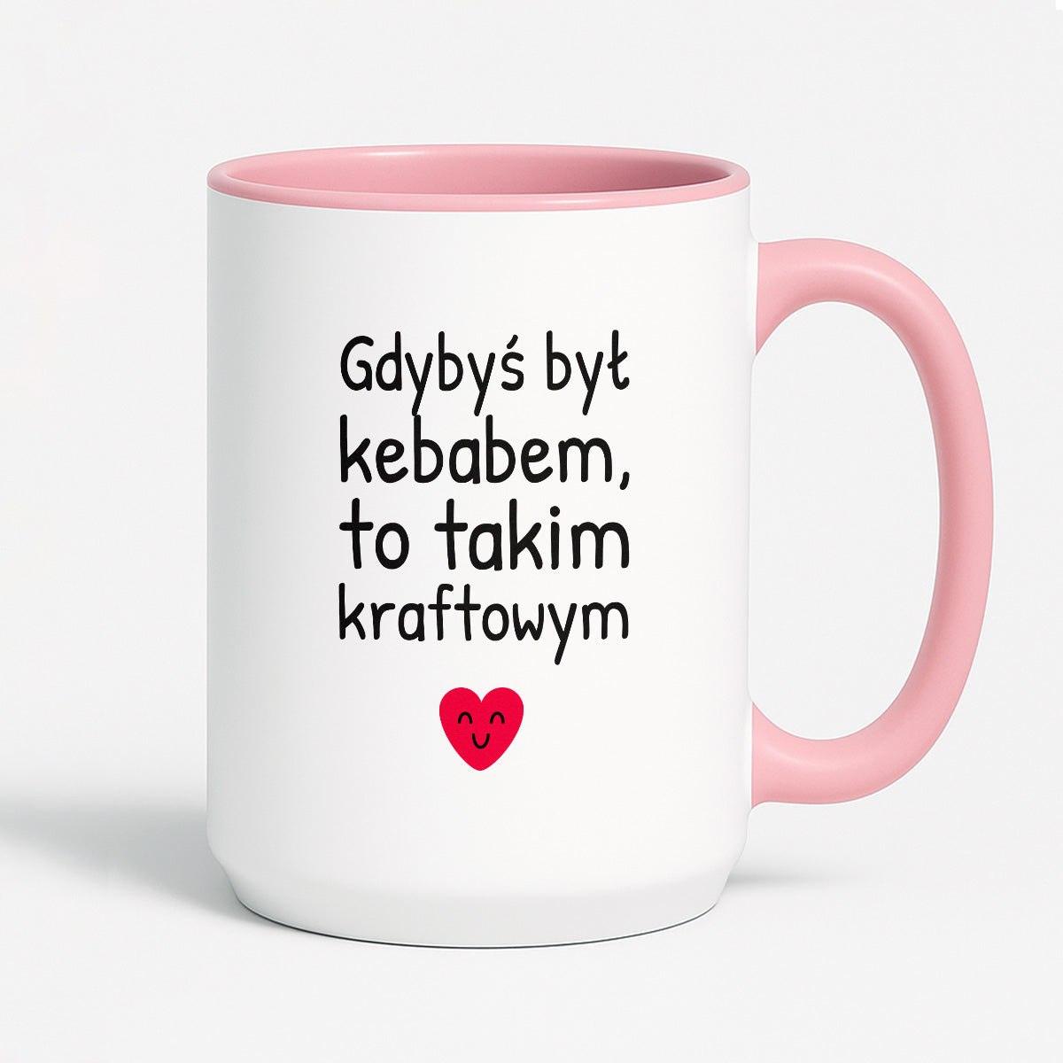 Kubek z nadrukiem - "Gdybyś był kebabem, to takim kraftowym"