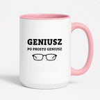 Kubek z nadrukiem - "GENIUSZ po prostu geniusz"