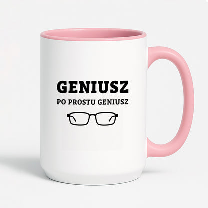 Kubek z nadrukiem - "GENIUSZ po prostu geniusz"