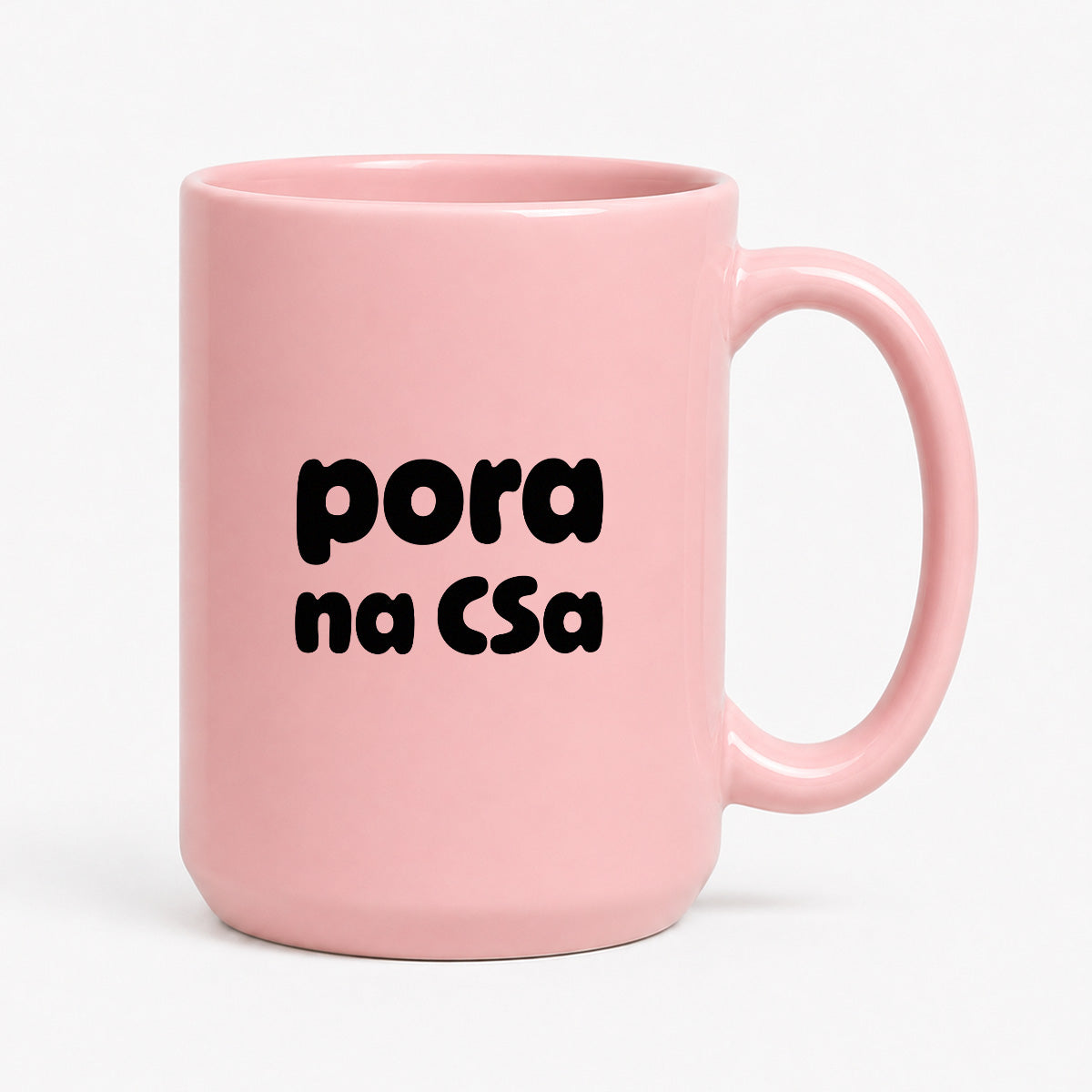Kubek z nadrukiem "pora na CSa"