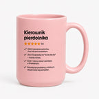 Kubek z nadrukiem "Kierownik pierdolnika"