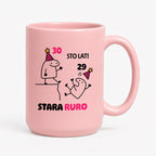 Kubek z nadrukiem "STO LAT! STARA RURO" [dowolny wiek]
