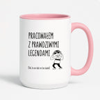 Kubek z nadrukiem na ODEJŚCIE Z PRACY - "Pracowałem z prawdziwymi legendami"