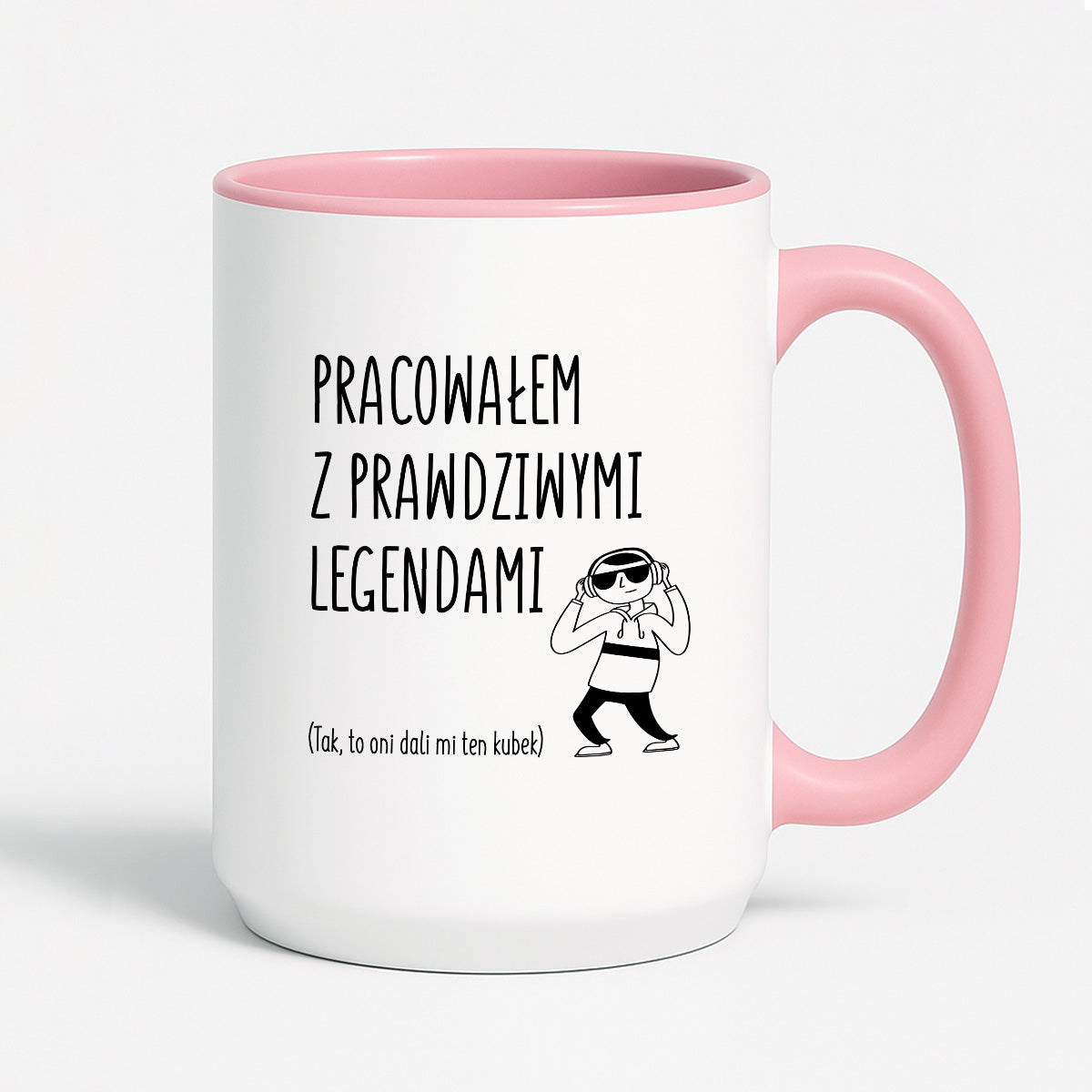 Kubek z nadrukiem na ODEJŚCIE Z PRACY - "Pracowałem z prawdziwymi legendami"