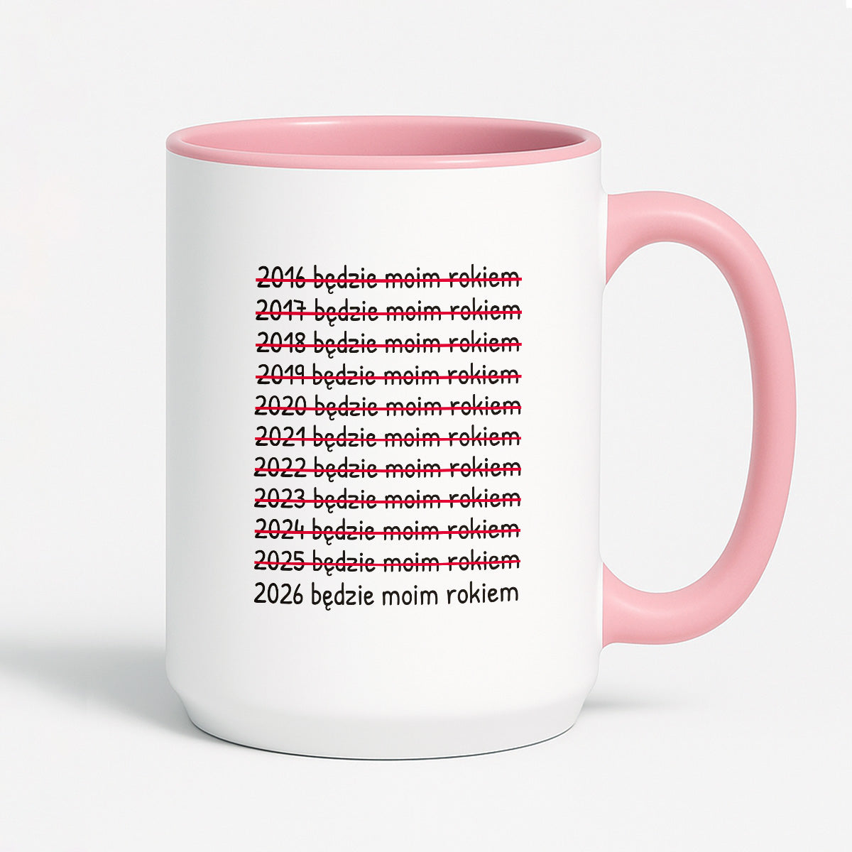Kubek z nadrukiem - "2026 będzie moim rokiem"