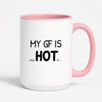 Kubek z nadrukiem - "MY GF IS psycHOTic..."