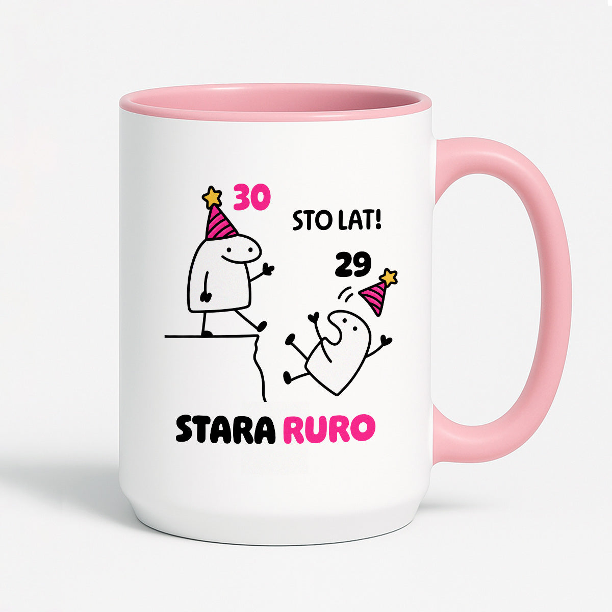 Kubek z nadrukiem "STO LAT! STARA RURO" [dowolny wiek]