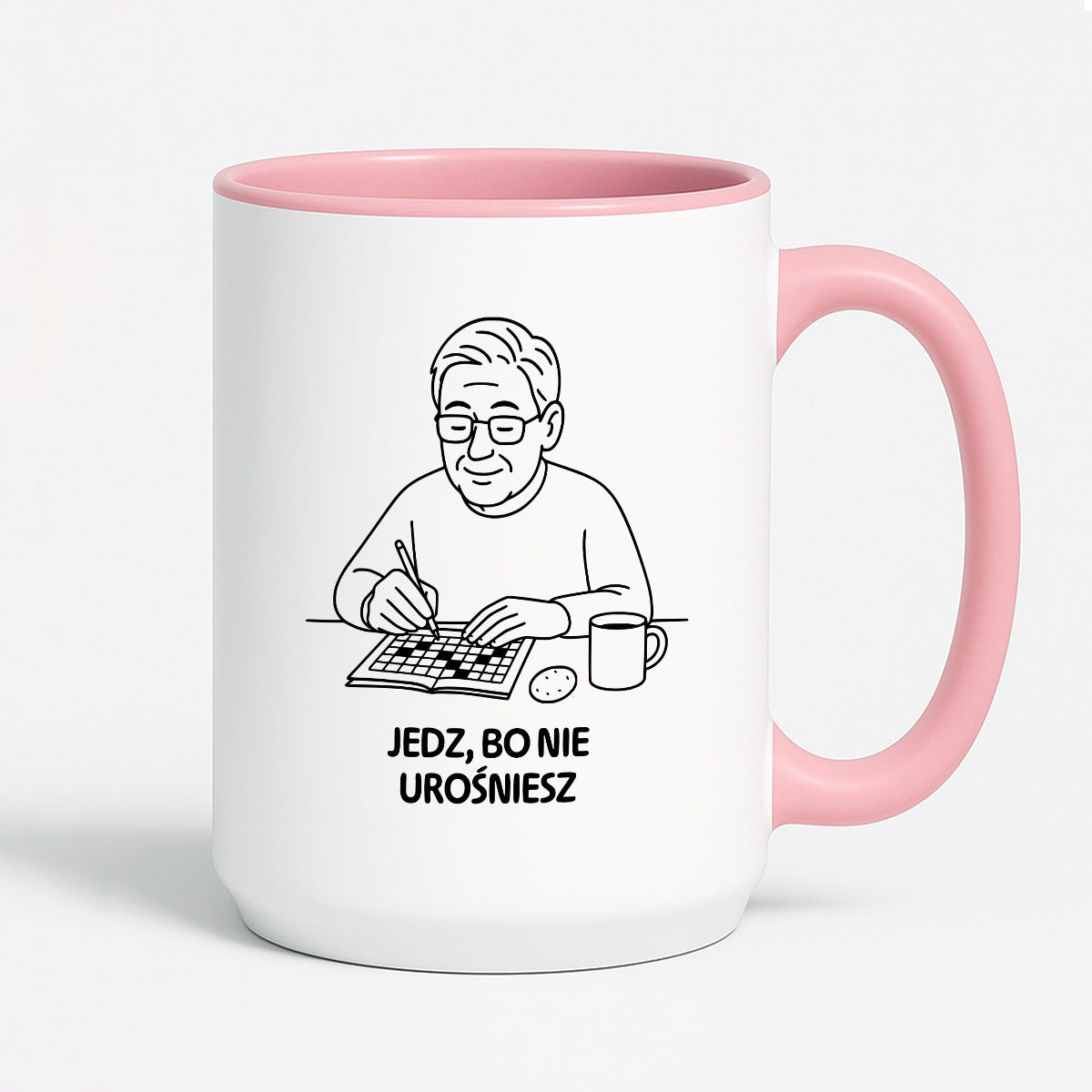 Kubek dla Babci / Dziadka - "Jedz, bo nie urośniesz"