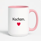 Kubek z nadrukiem - "Kocham."