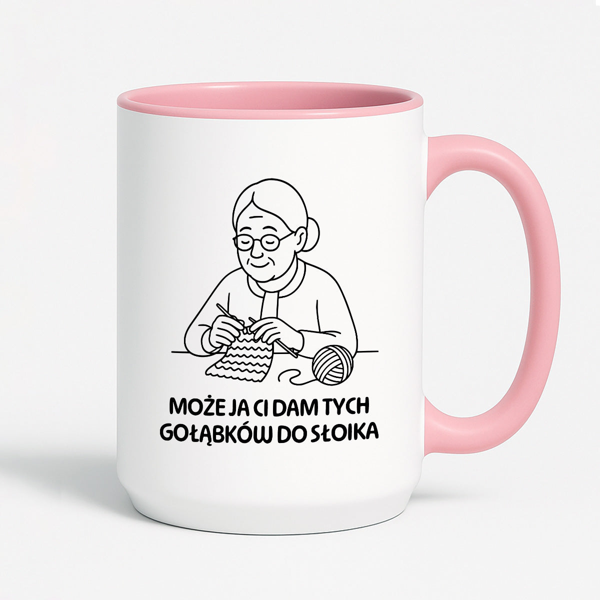 Kubek dla Babci / Dziadka - "Może ja Ci dam tych gołąbków do słoika"