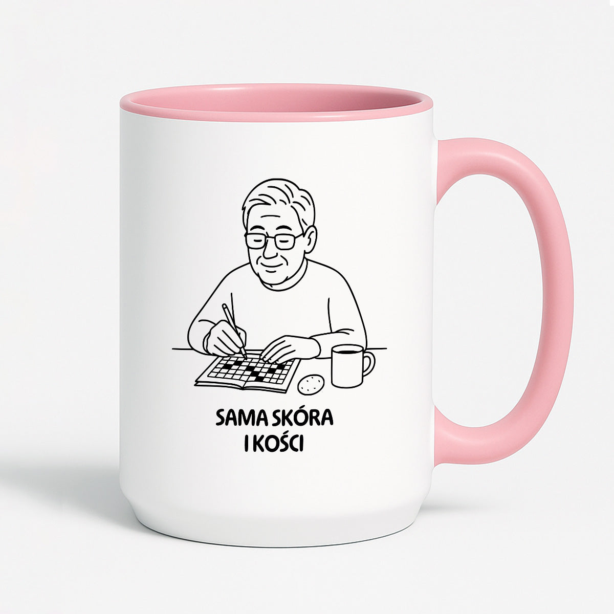 Kubek dla Babci / Dziadka - "Sama skóra i kości"