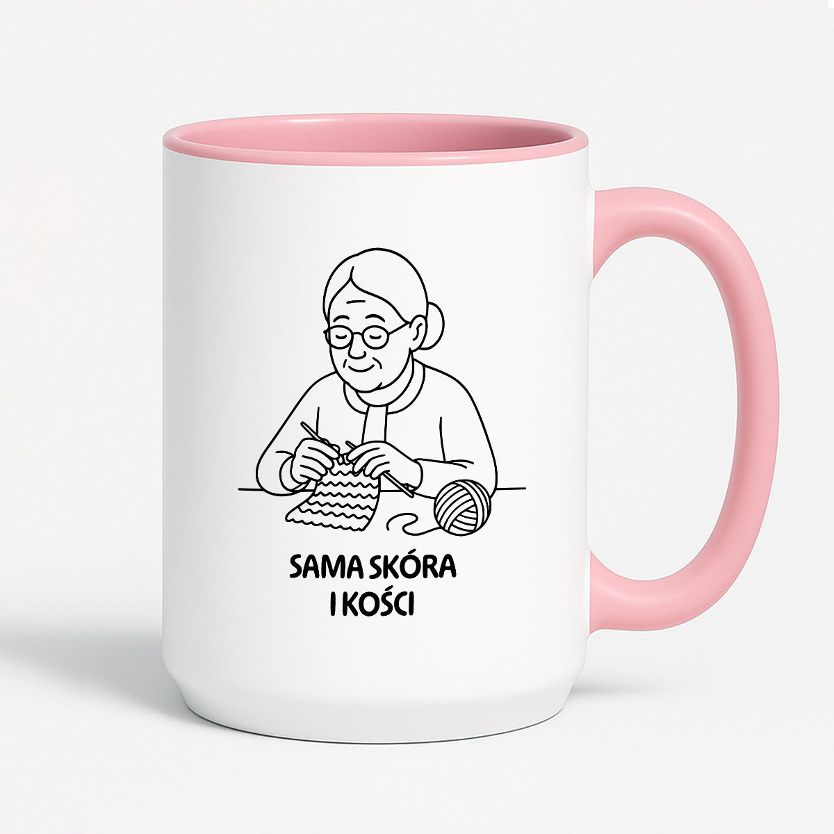 Kubek dla Babci / Dziadka - "Sama skóra i kości"