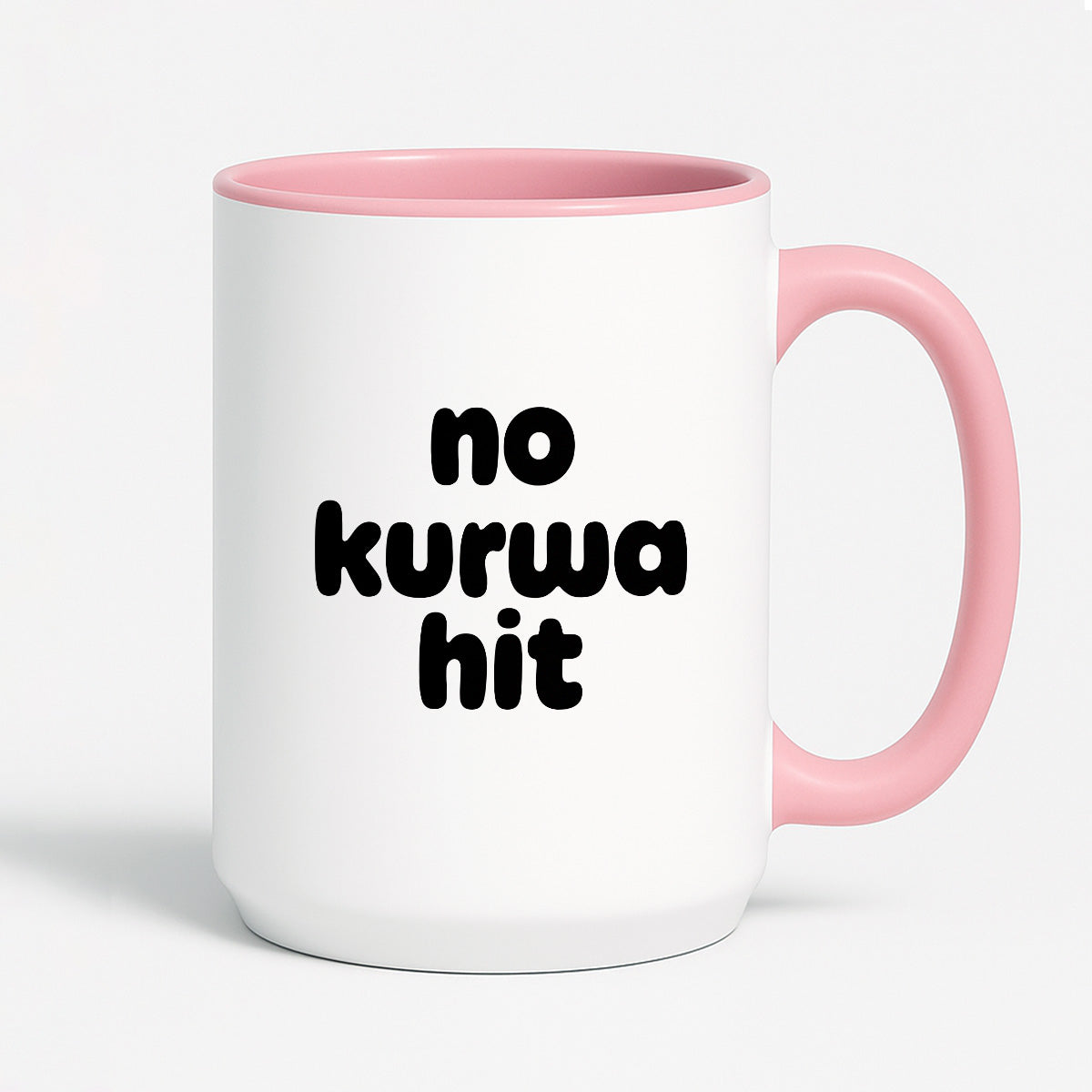 Kubek z nadrukiem - "no kurwa hit"