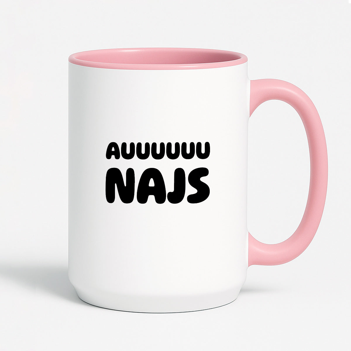 Kubek z nadrukiem - "Auuuuu NAJS"