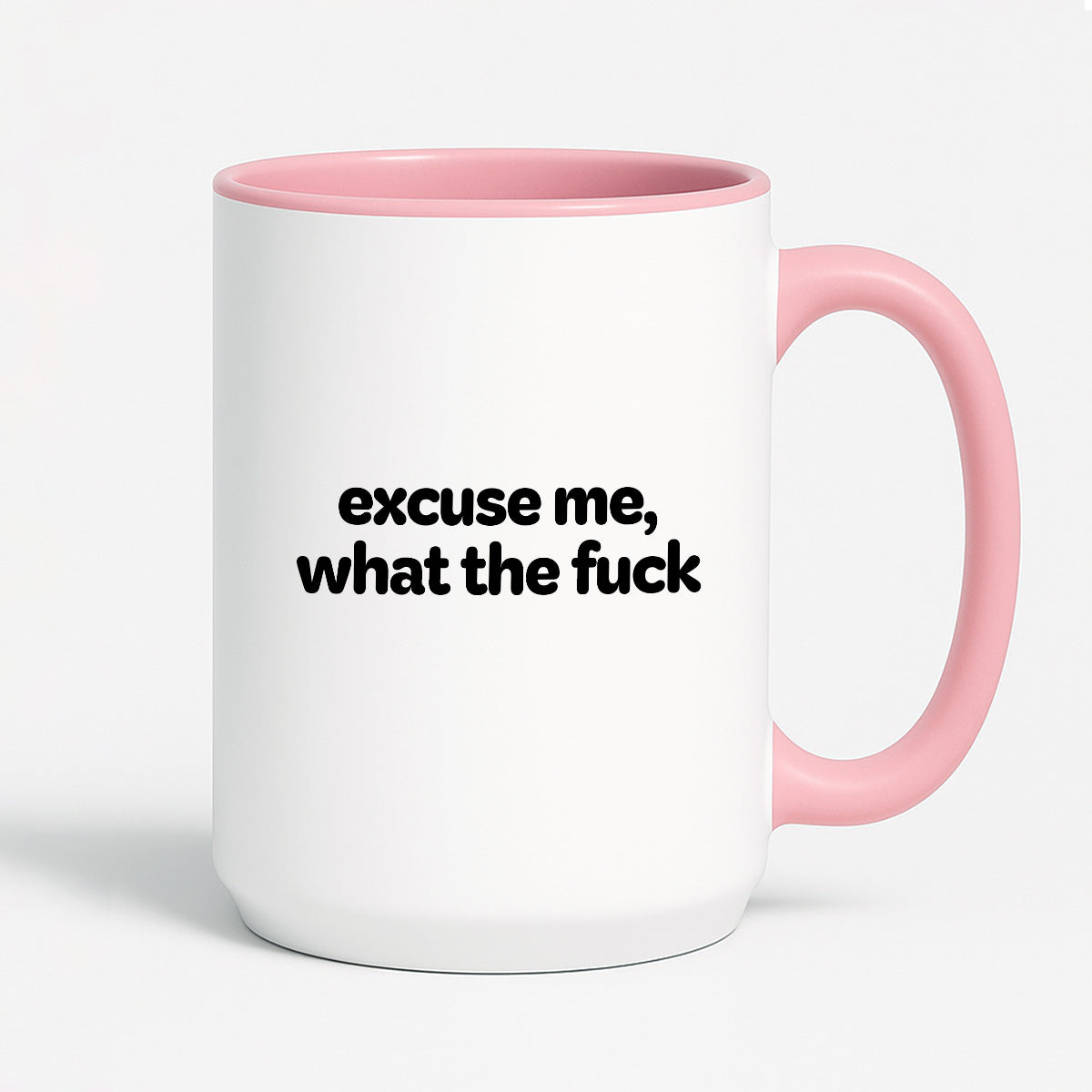 Kubek z nadrukiem - "excuse me, what the fuck"