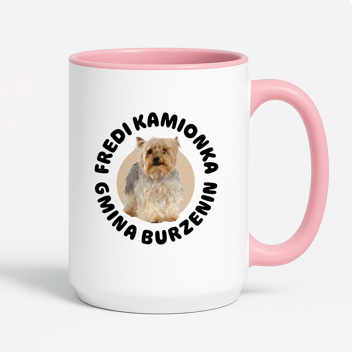 Kubek z nadrukiem - "Fredi Kamionka Gmina Burzenin"