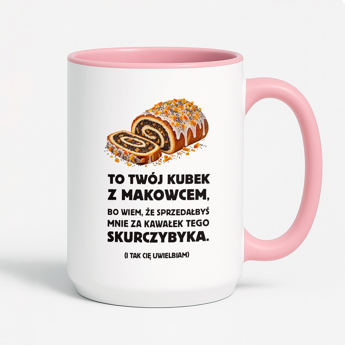 Kubek z nadrukiem "Kubek z makowcem"