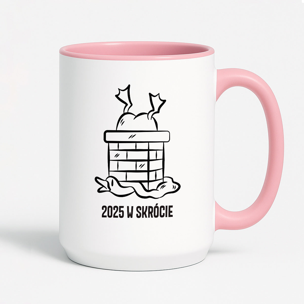 Kubek świąteczny z GĄSKĄ - "2025 W SKRÓCIE"