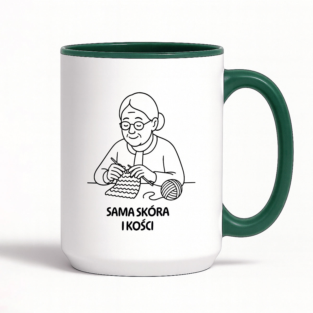 Kubek dla Babci / Dziadka - "Sama skóra i kości"