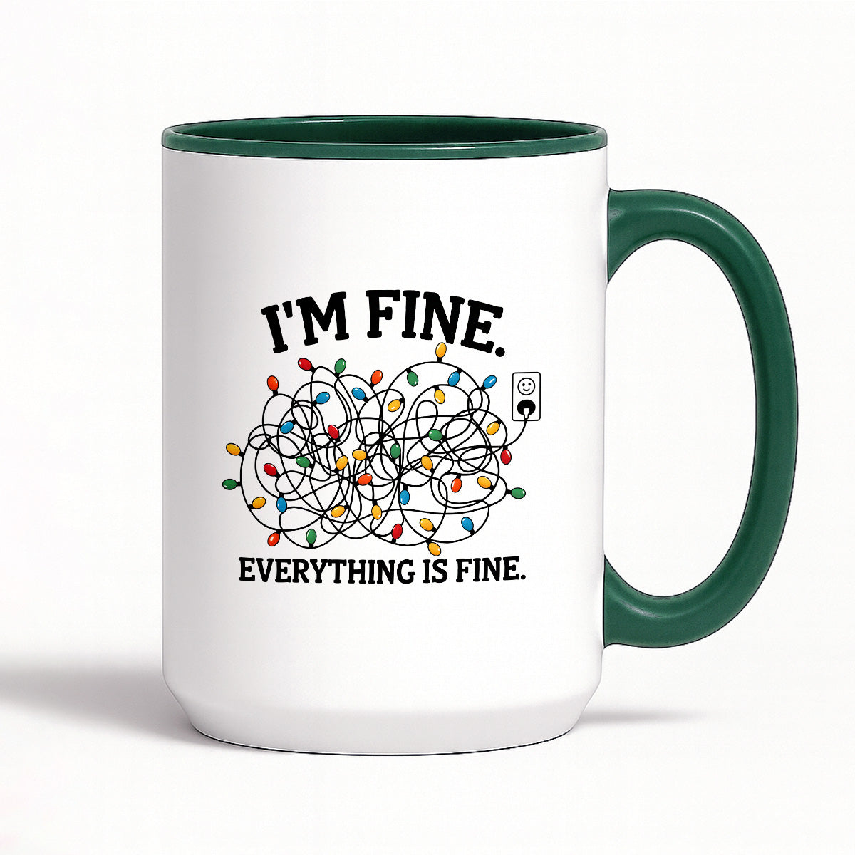 Kubek świąteczny "I'm fine. It's fine. Everything's fine."