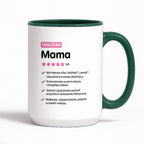 Kubek z nadrukiem - "Mama 5/5" z imieniem