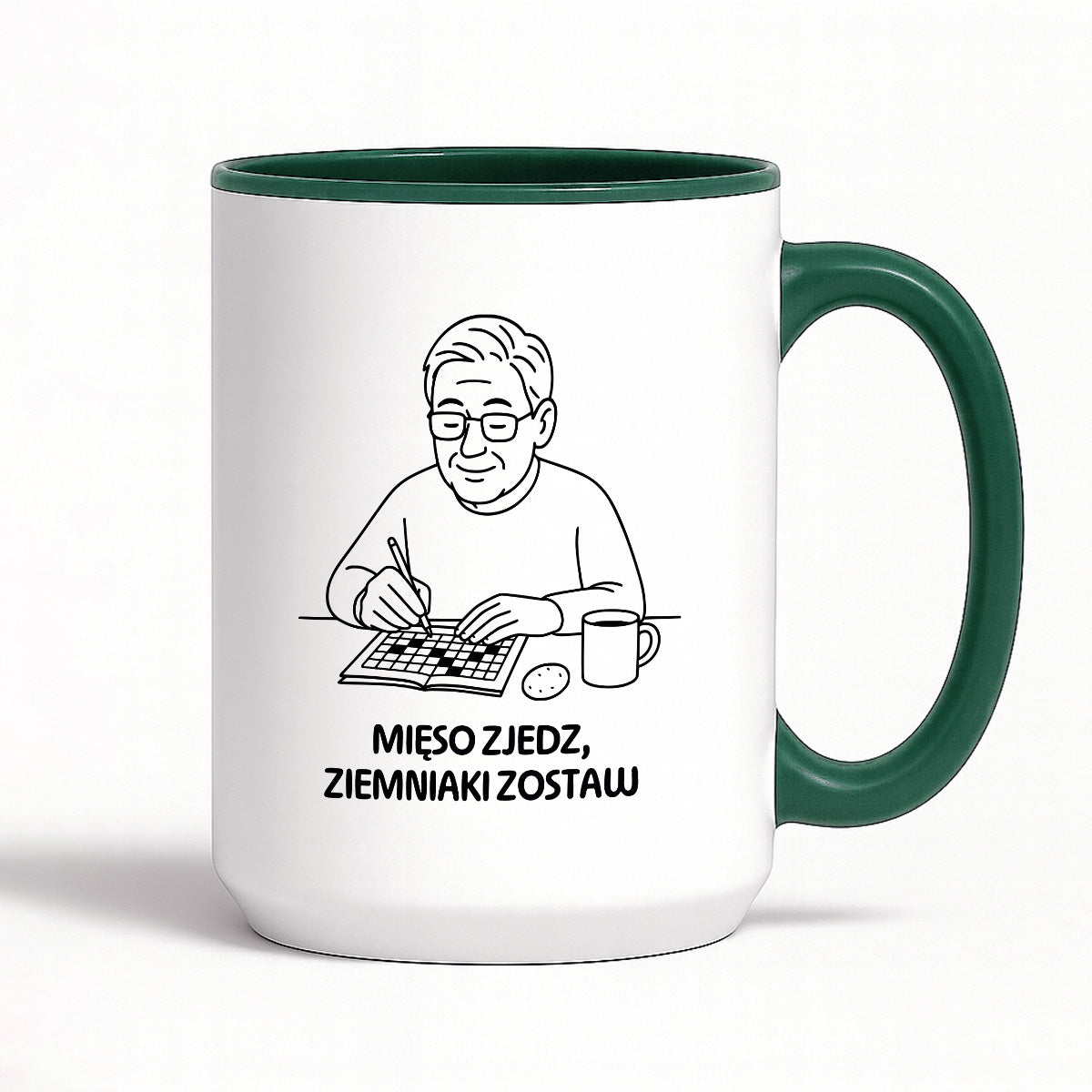 Kubek dla Babci / Dziadka - "Mięso zjedz, ziemniaki zostaw"