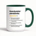 Kubek z nadrukiem "Koordynator pierdolnika"