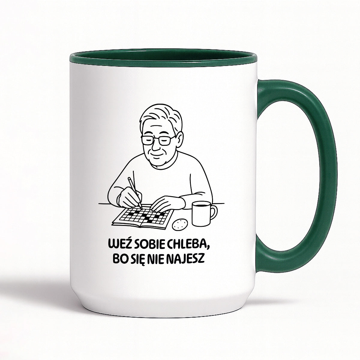 Kubek dla Babci / Dziadka - "Weź sobie chleba, bo się nie najesz"