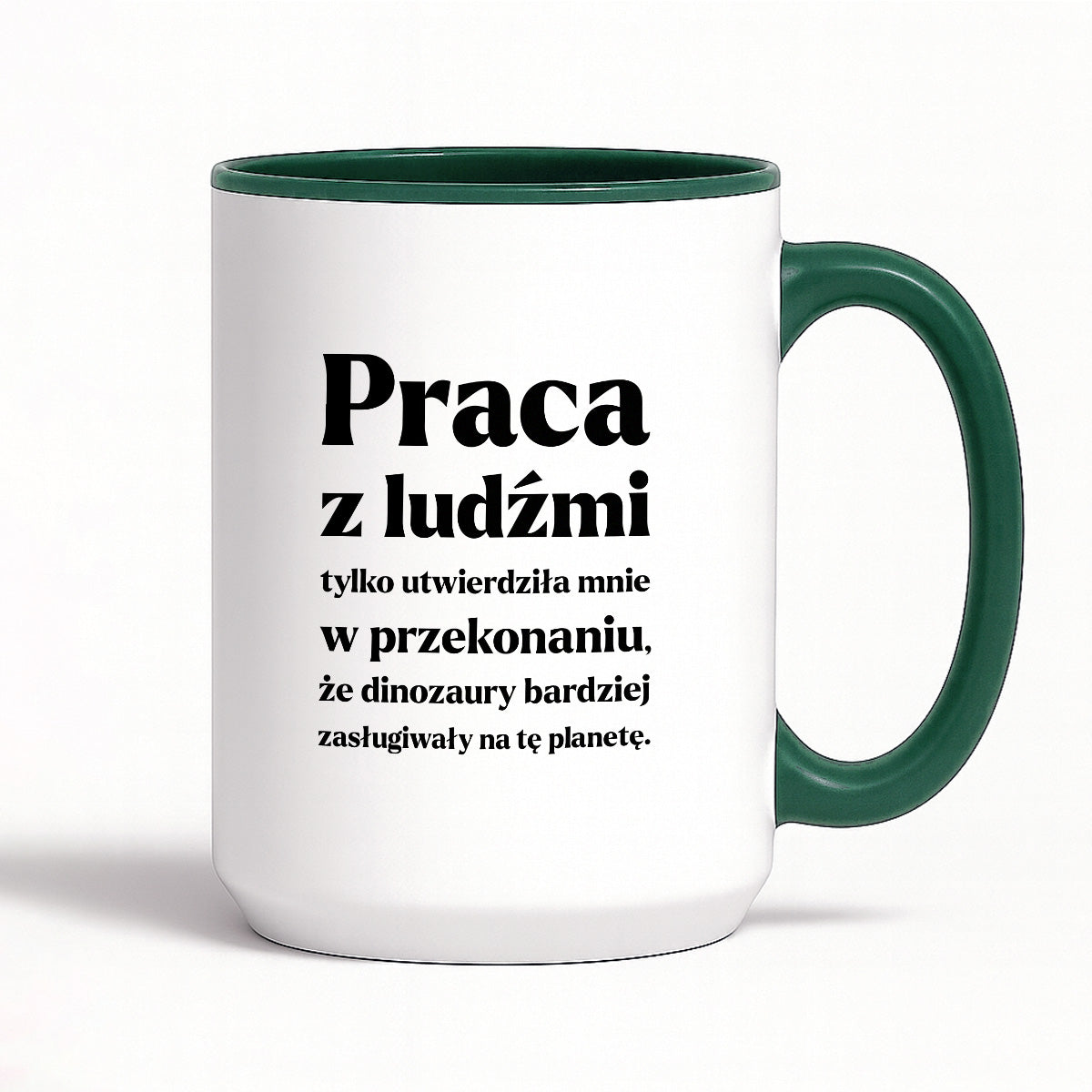 Kubek z nadrukiem - "PRACA Z LUDŹMI"