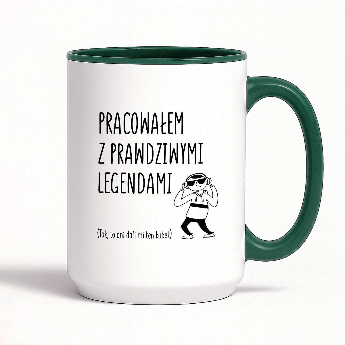 Kubek z nadrukiem na ODEJŚCIE Z PRACY - "Pracowałem z prawdziwymi legendami"
