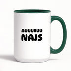 Kubek z nadrukiem - "Auuuuu NAJS"