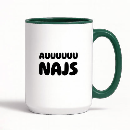 Kubek z nadrukiem - "Auuuuu NAJS"