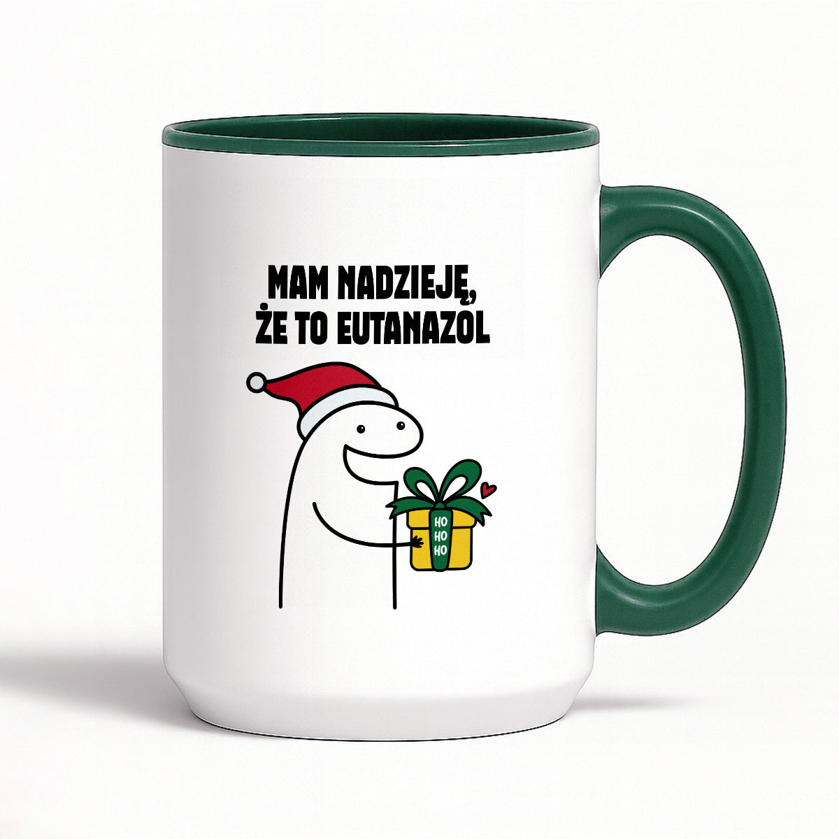 Kubek świąteczny mem "Mam nadzieję, że to Eutanazol"