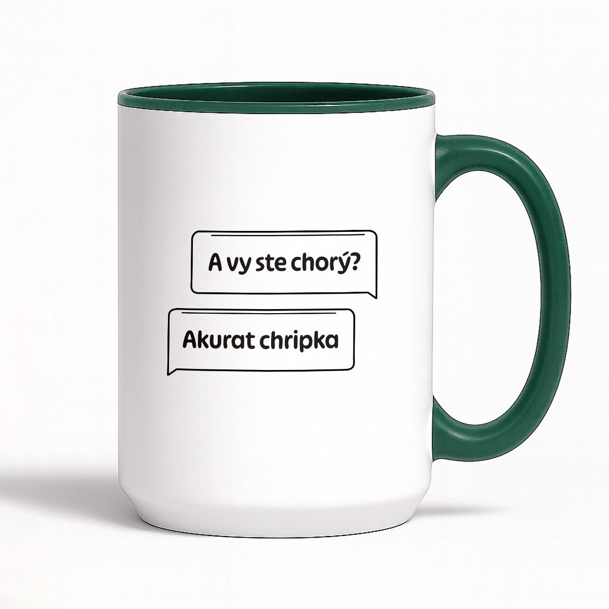 Kubek z nadrukiem - "A vy ste chorý?" ORYGINAŁ CZ