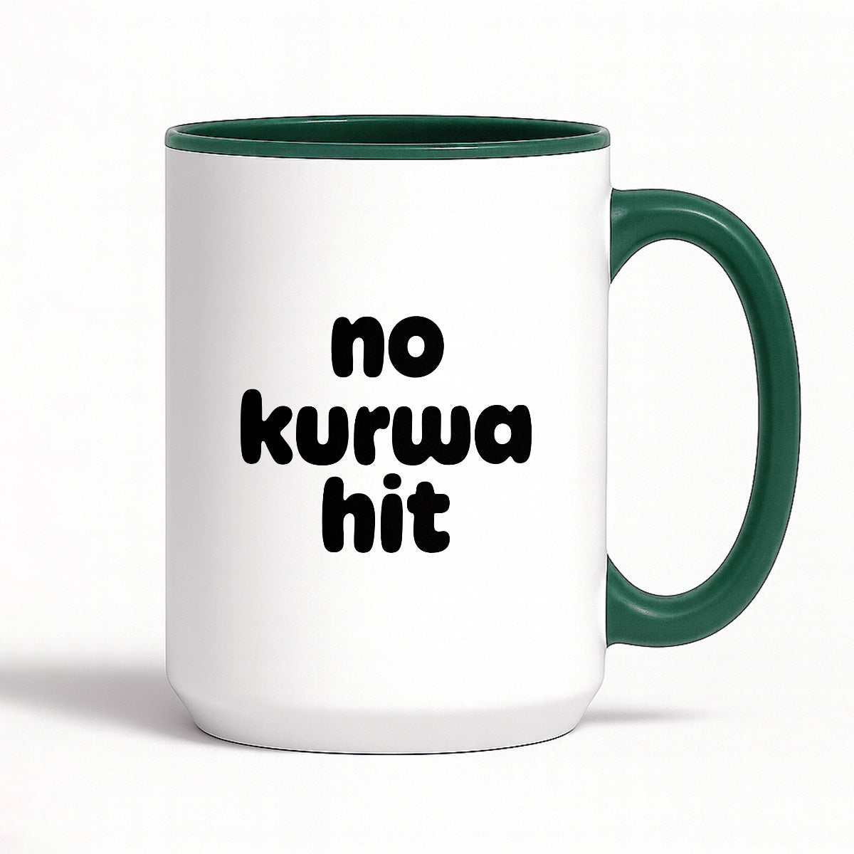 Kubek z nadrukiem - "no kurwa hit"