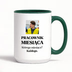 Kubek z nadrukiem - "Pracownik miesiąca ze zdjęciem"