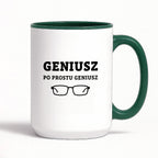 Kubek z nadrukiem - "GENIUSZ po prostu geniusz"