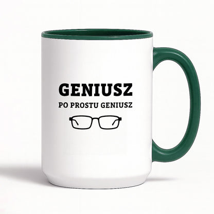 Kubek z nadrukiem - "GENIUSZ po prostu geniusz"