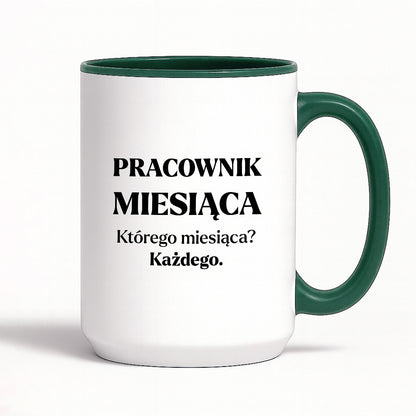 Kubek z nadrukiem - "Pracownik miesiąca"
