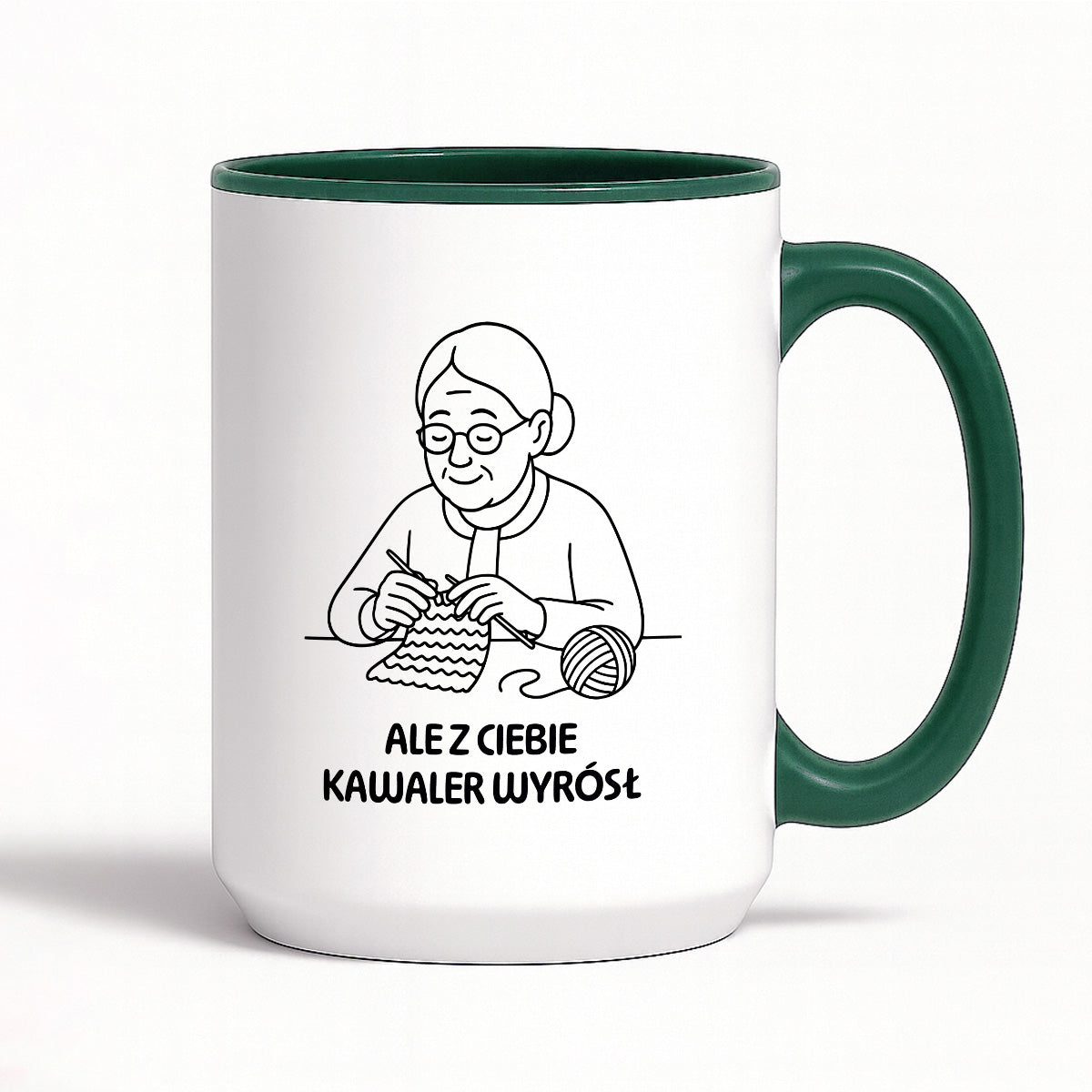 Kubek dla Babci / Dziadka - "Ale z Ciebie kawaler wyrósł"