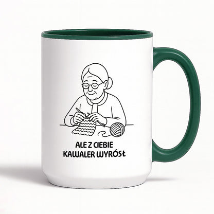 Kubek dla Babci / Dziadka - "Ale z Ciebie kawaler wyrósł"