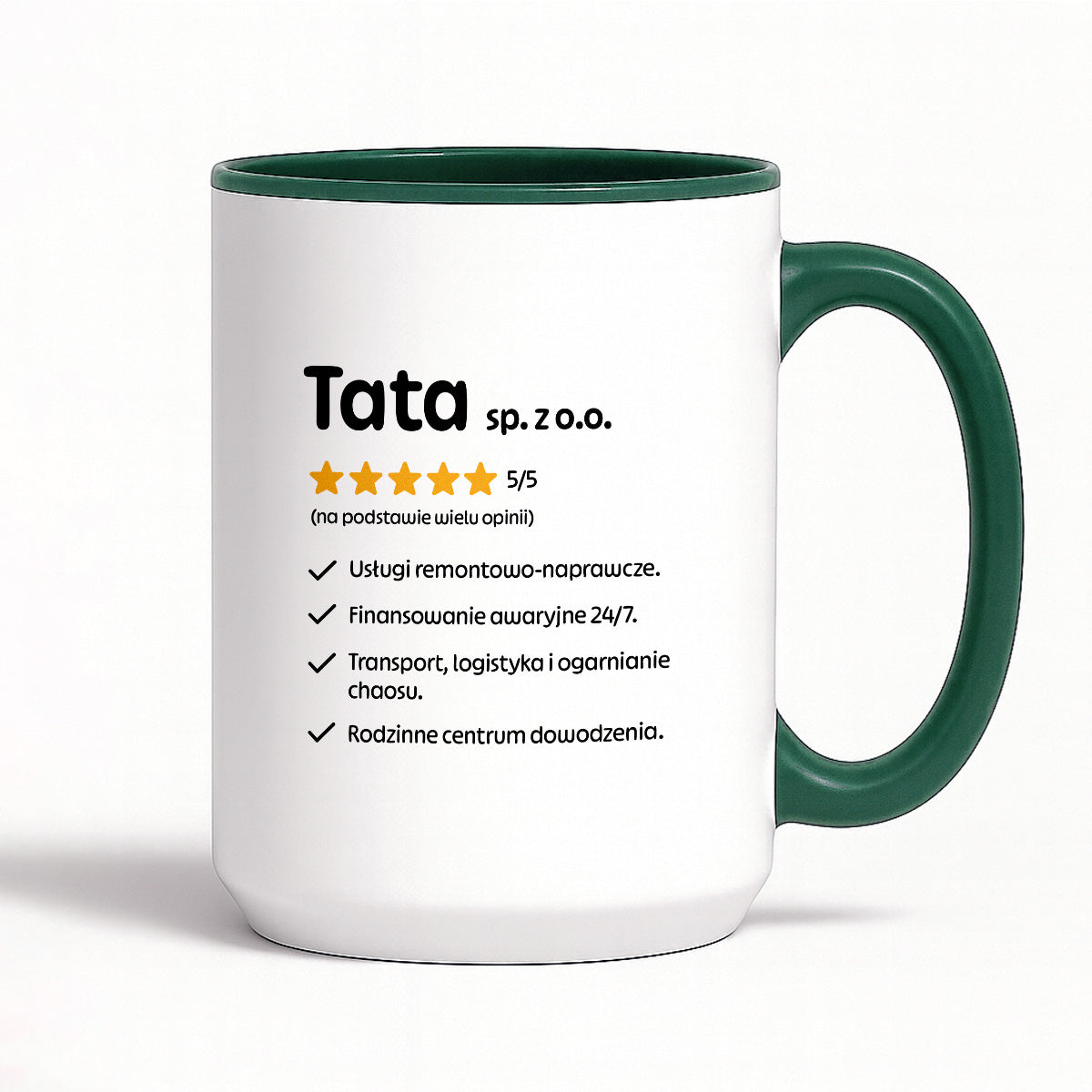 Kubek z nadrukiem - "Tata spółka z o.o."