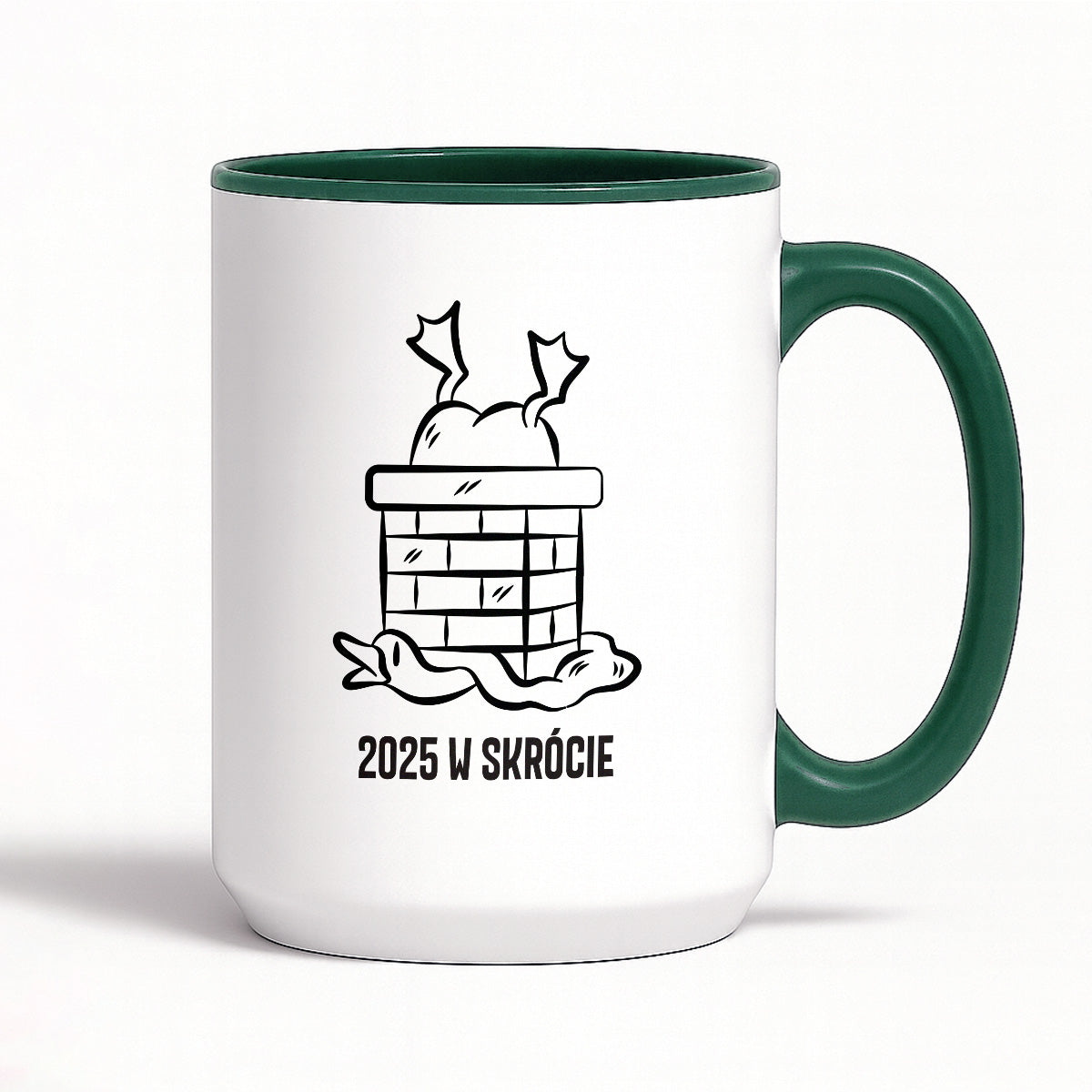 Kubek świąteczny z GĄSKĄ - "2025 W SKRÓCIE"
