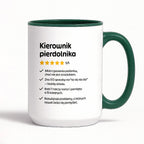 Kubek z nadrukiem "Kierownik pierdolnika"