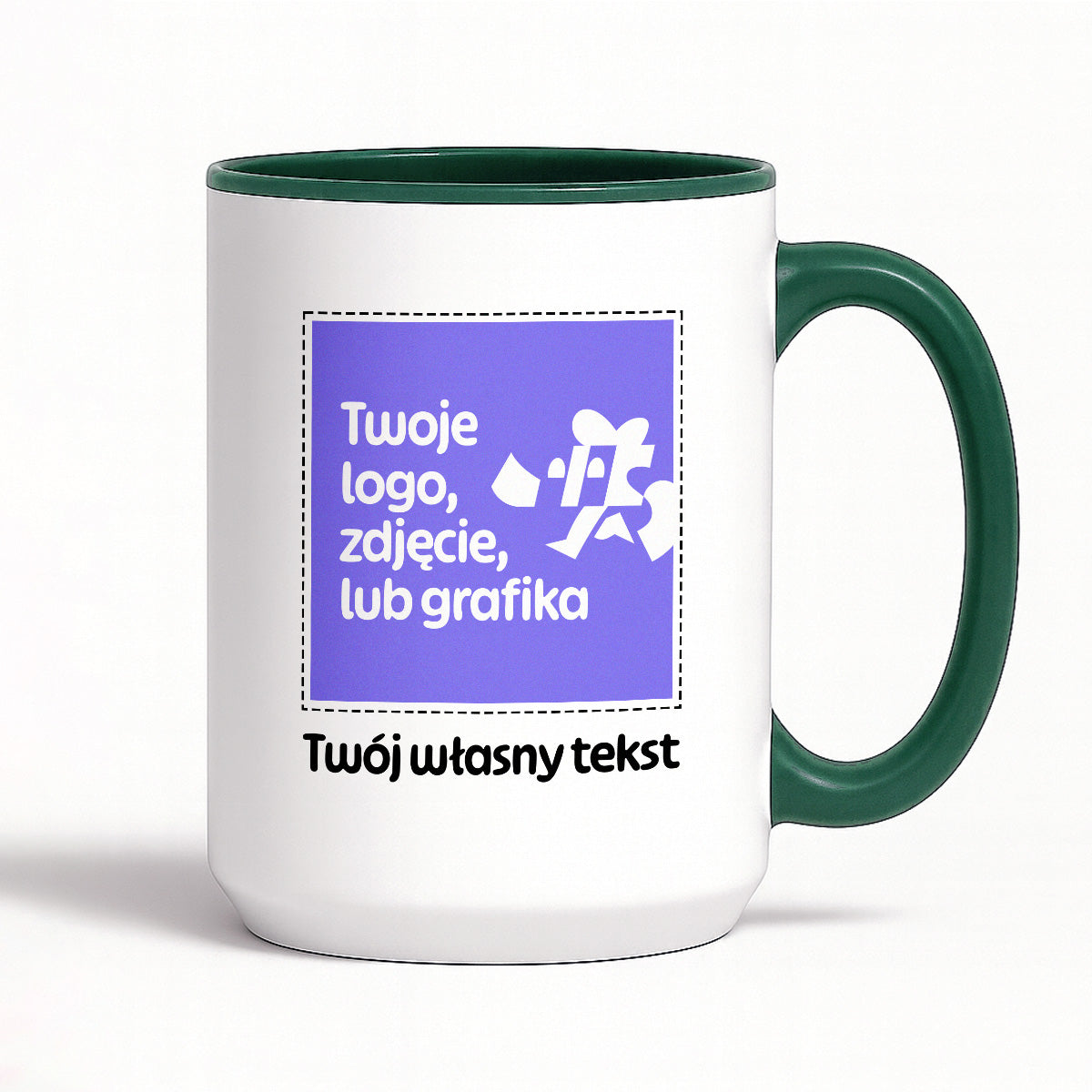 Kubek spersonalizowany z własnym zdjęciem / grafiką i podpisem