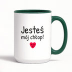 Kubek z nadrukiem - "Jesteś mój chłop!"