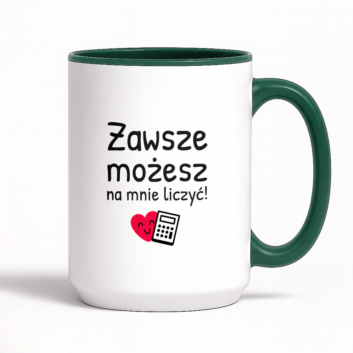 Kubek z nadrukiem - "Zawsze możesz na mnie liczyć"