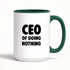 Kubek z nadrukiem - "CEO of doing nothing"