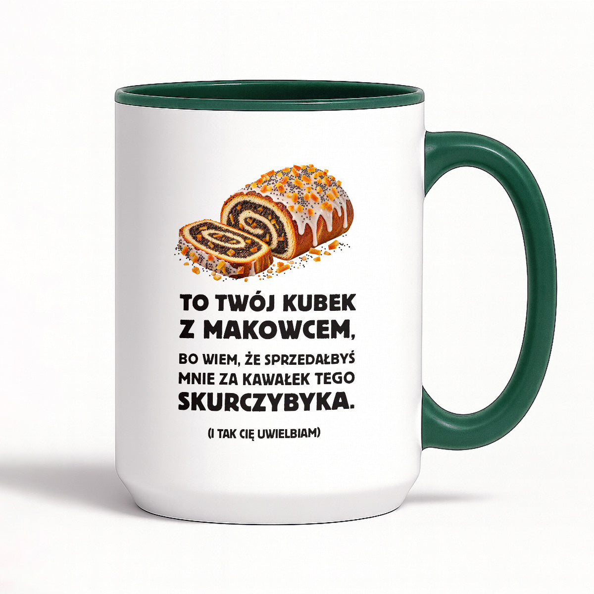 Kubek z nadrukiem "Kubek z makowcem"